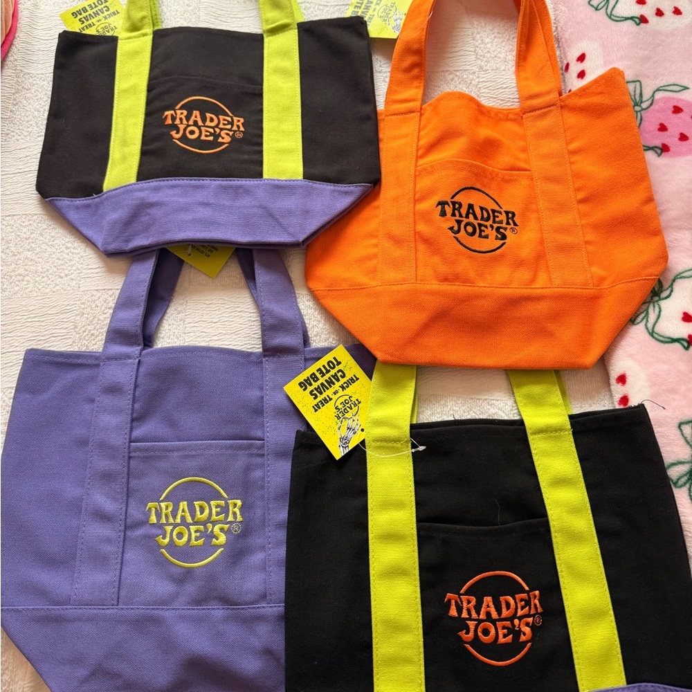 Trader Joe's Canvas Tote Bag Halloween Limited Edition